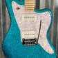 G&L USA Doheny Turquoise Metal Flake Guitar & Case #6225