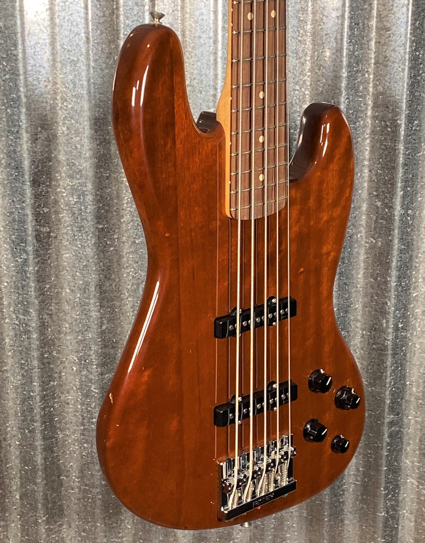 Fender MIM 2015 Deluxe Active Jazz Bass Okoume V 5 String Jazz Bass & Case #5433 Used