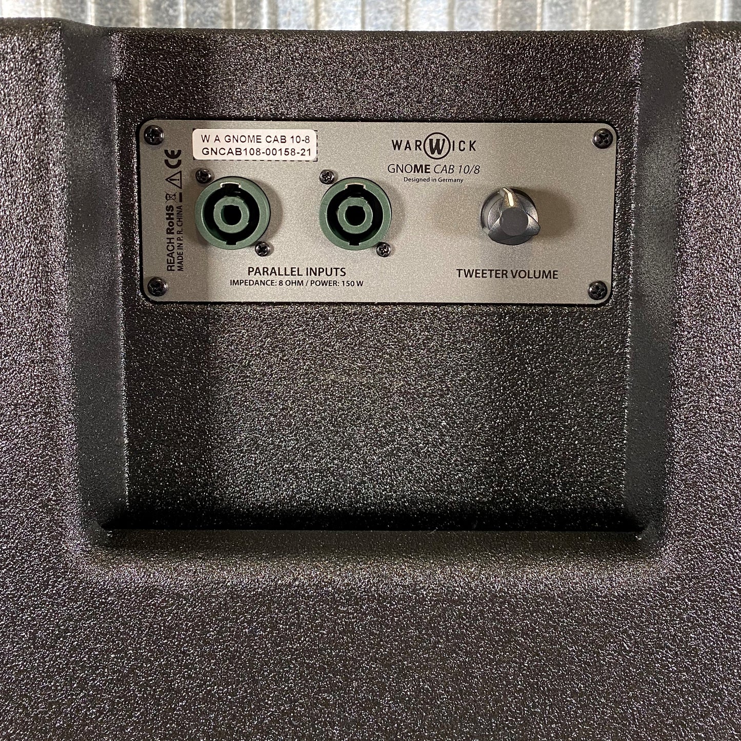 Warwick Gnome 10/8  1x10"  150 Watt 8 Ohm Bass Speaker Cabinet WA GNOME CAB