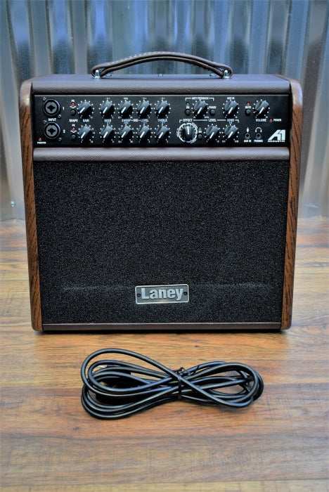 Laney A1 120 Watts 2 Channel 1x8" Acoustic Guitar Combo DSP Amplifier Demo