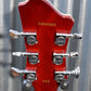 Hagstrom Swede F Wild Cherry Transparent Semi Hollow Electric Guitar #0363 Demo