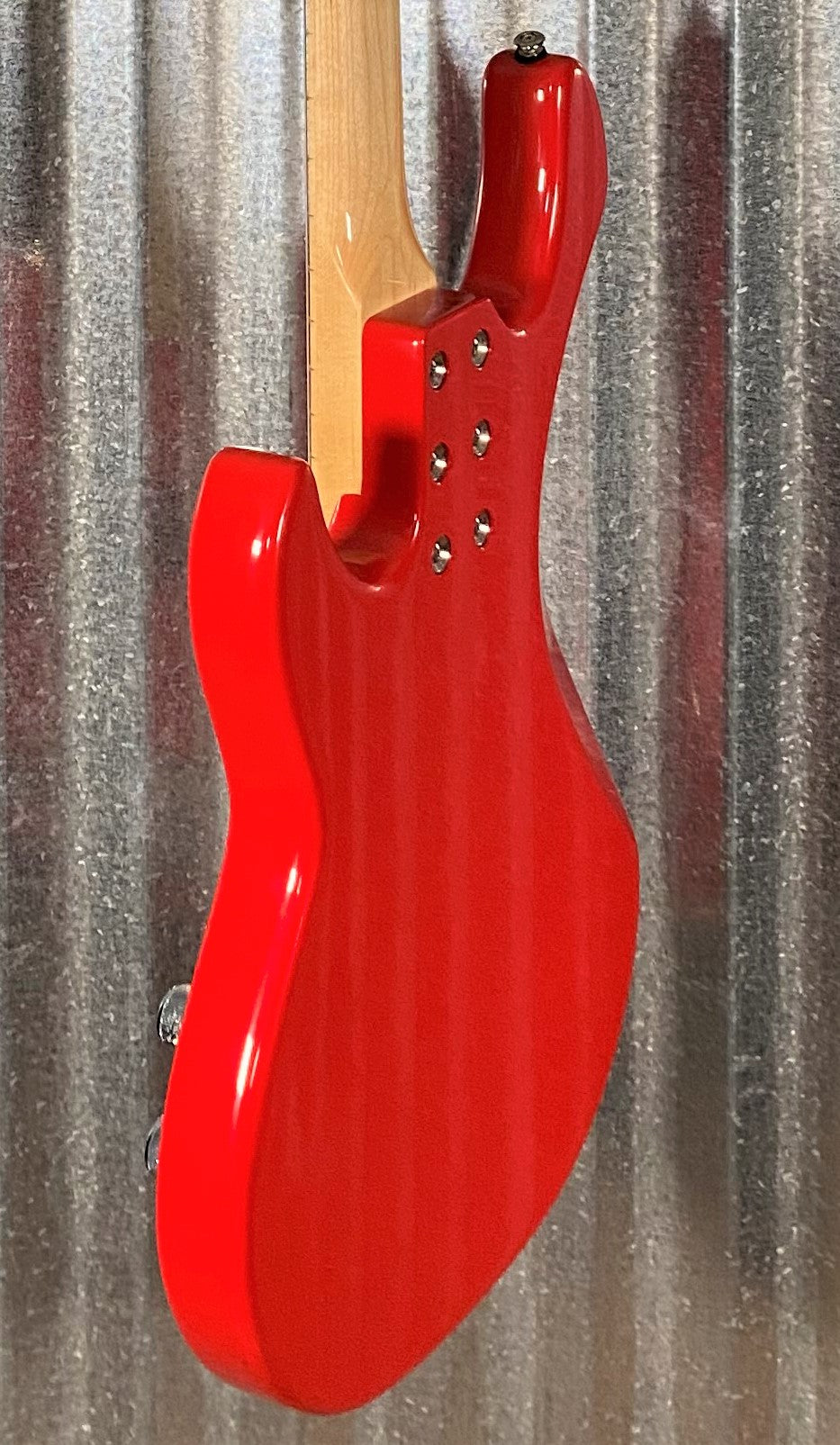 G&L USA CLF Research L-1000 4 String Bass Rally Red & Case 2019 #5174