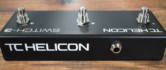 TC Helicon TC Electronic Switch 3 Button Guitar Effect Remote Control Footswtich Pedal
