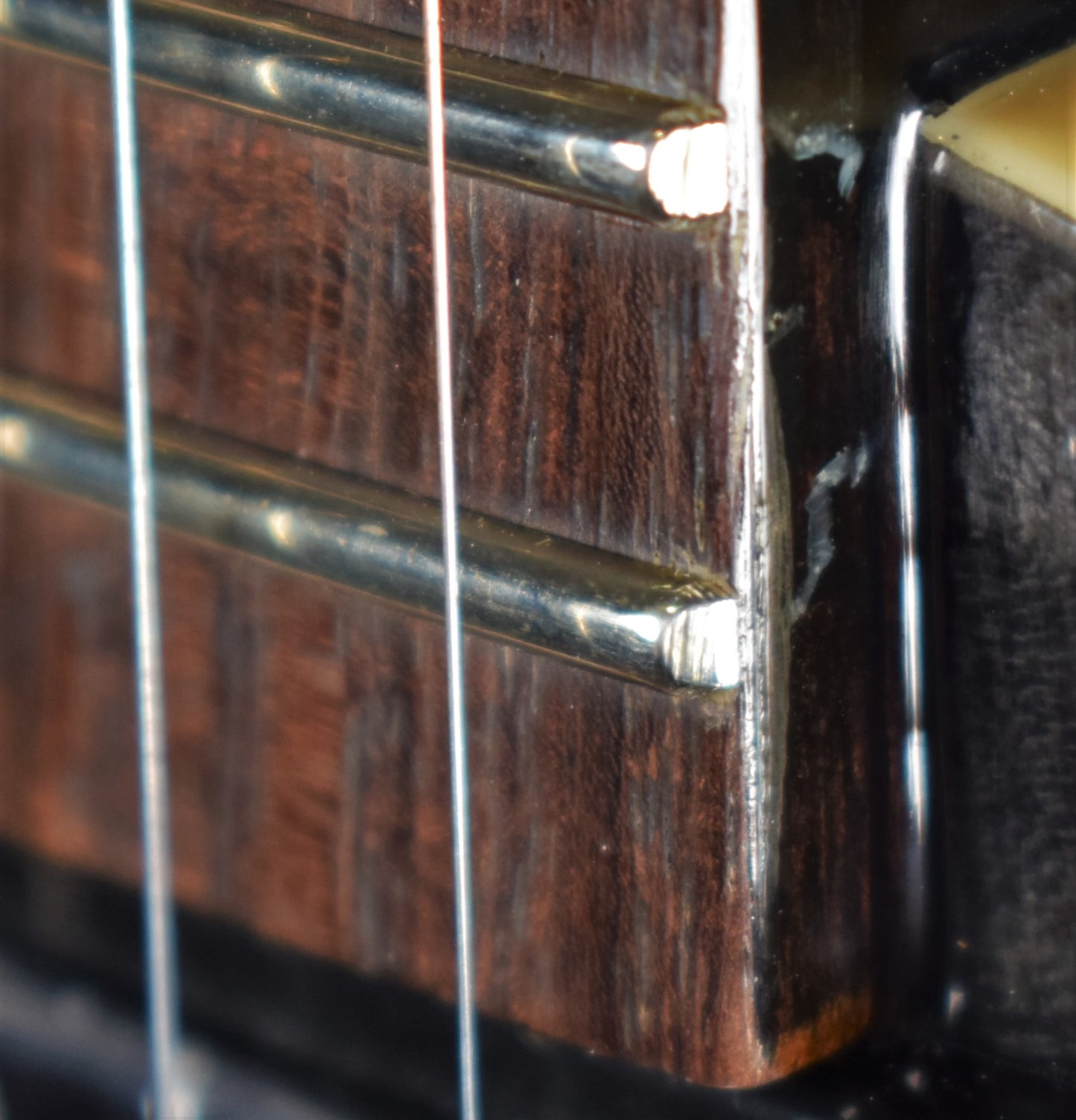 Hamer Archtop Flame Trans Black Double Cut Guitar SATF-TBK #0922 B Stock