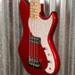 G&L Guitars Tribute Fallout Bass Short Scale 4 String Candy Apple Red #2223