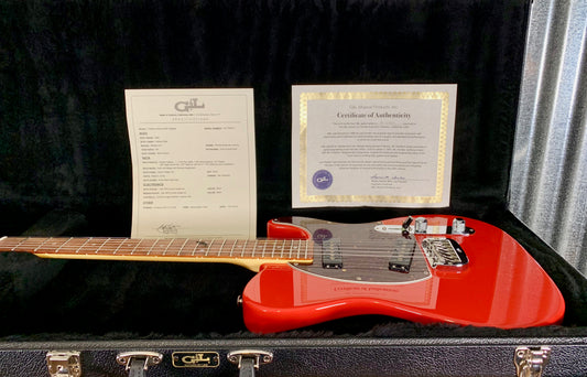 G&L USA Fullerton Deluxe ASAT Special Red Guitar & Case 2018 #9214