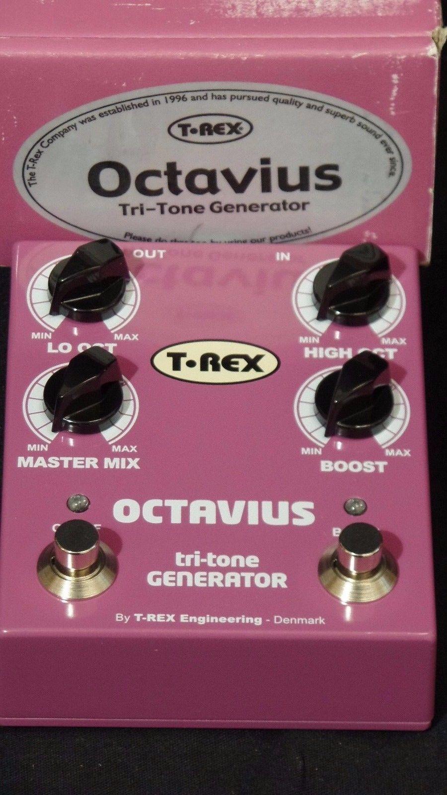 T-Rex Octavius Tri-Tone Octave Divider Electric Guitar Effects FX Pedal #1