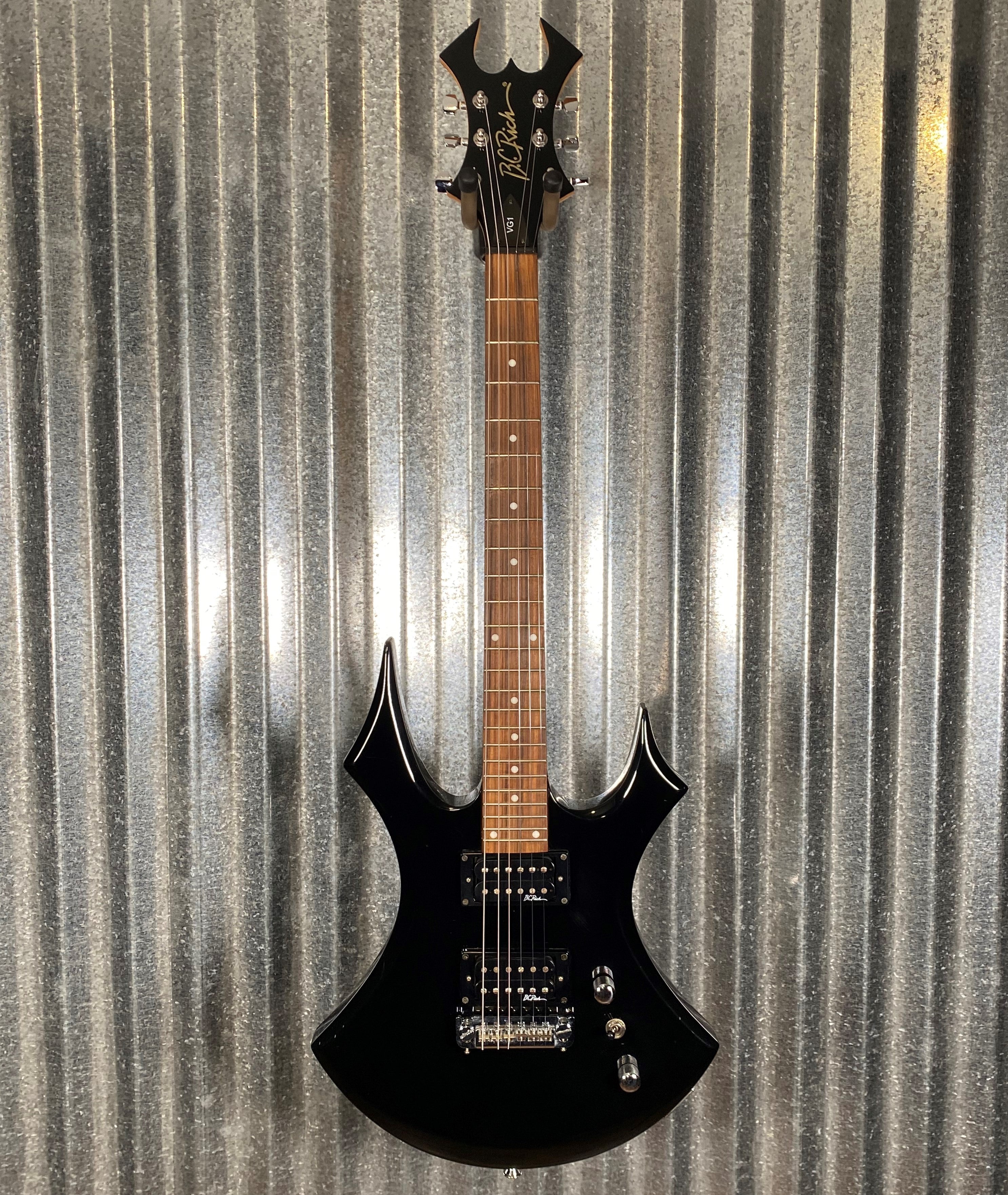 BC Rich VG-1 Virgin Black Guitar #3637 Used