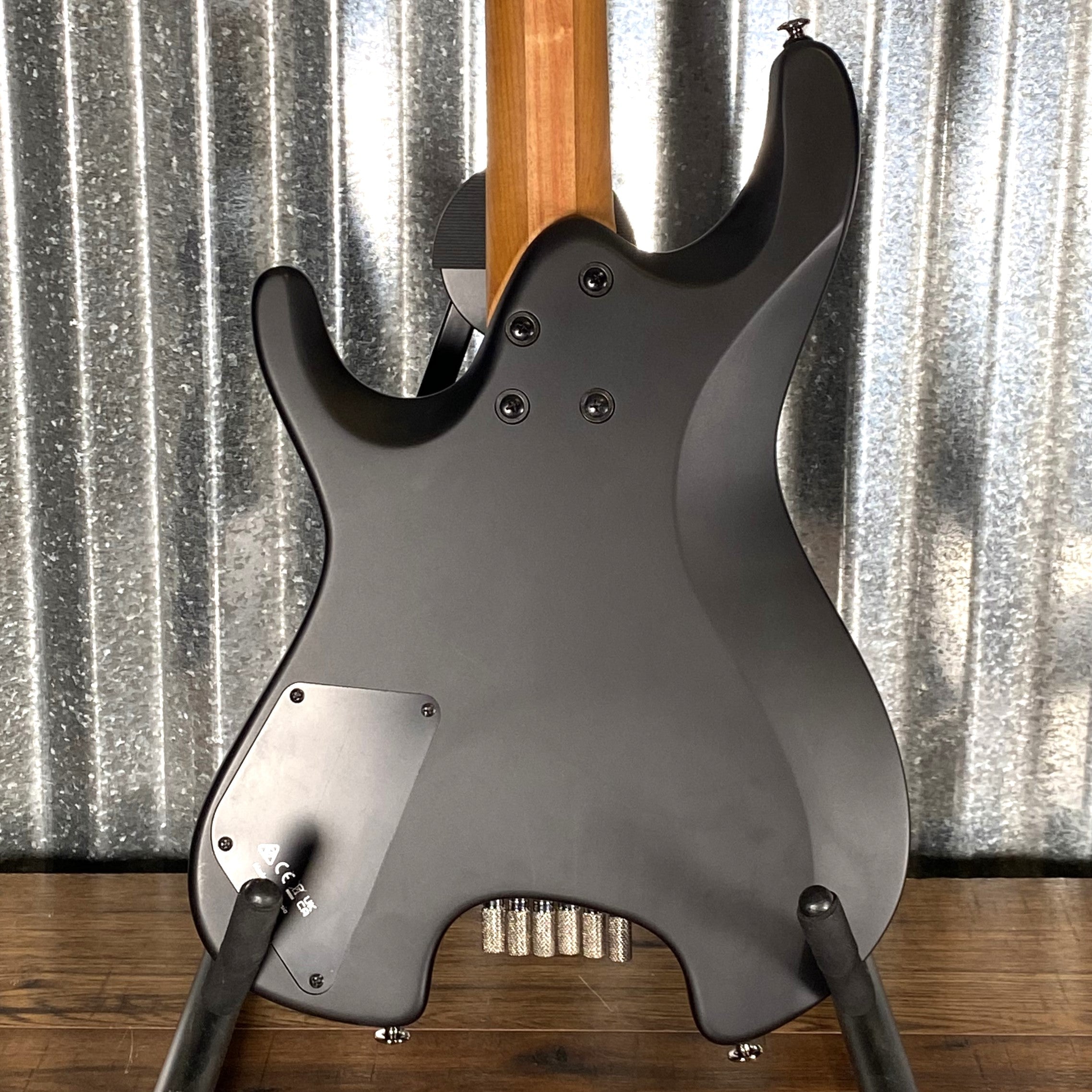 Ibanez Q-54 Black Flat Headless Guitar & Bag #8491 Used