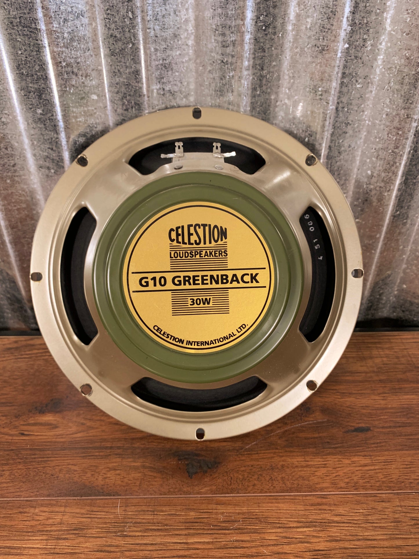 Celestion G10 Greenback 10" Guitar Speaker 16 ohm 30 Watt Used