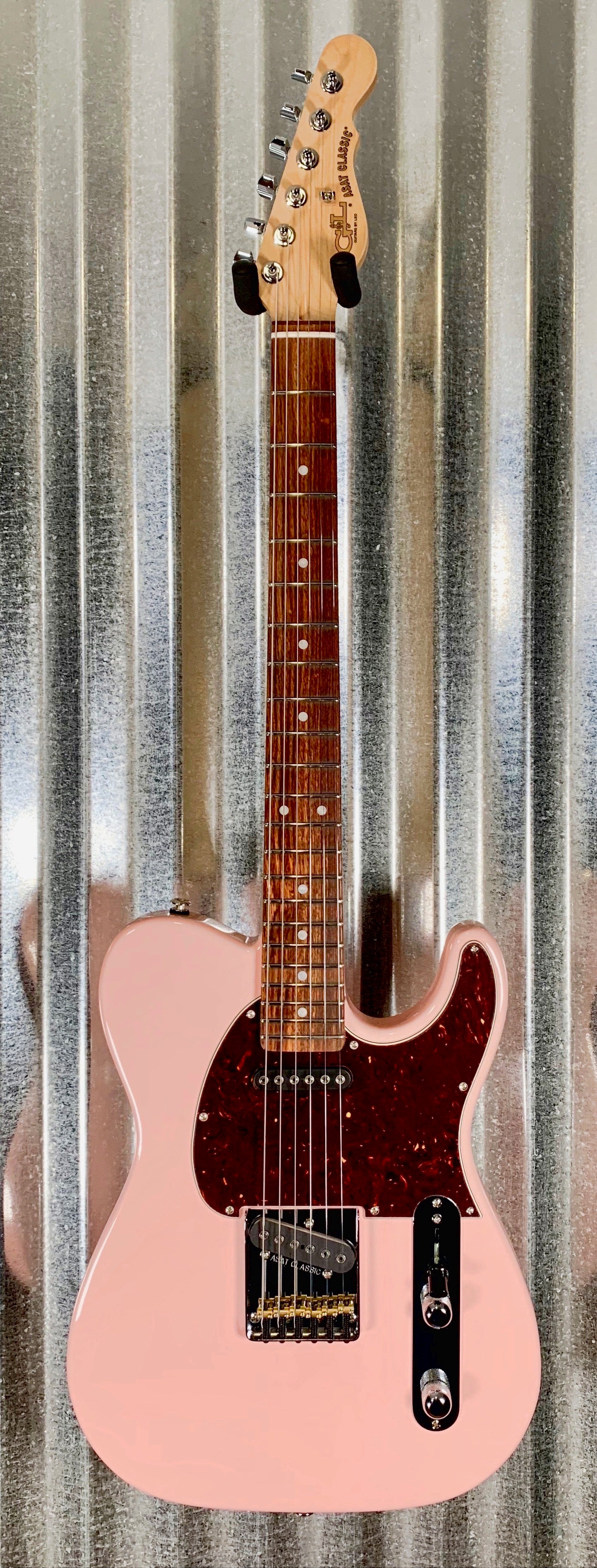 G&L USA Fullerton Custom ASAT Classic Shell Pink Guitar & Case 2019 #2112