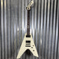 ESP LTD Vulture James Hetfield Olympic White EMG Guitar & Case #1178 B Stock