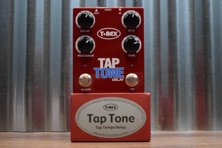 T-Rex Engineering Tap Tone Tap Tempo Delay Guitar Effects Pedal Demo #722
