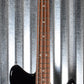 G&L Guitars Tribute Fallout Bass Short Scale 4 String Jet Black #0162 B Stock