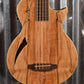 ESP LTD TL-5 Spalted Maple Thinline 5 String Acoustic Electric Bass LTL5SMNAT & Case #0736