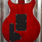 Hamer Archtop Flame Dark Cherry Wilkinson Tremolo Electric Guitar SATFW-DCB #1087