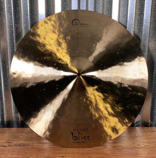 Dream Cymbals VBCRRI22 Vintage Bliss Hand Forged & Hammered 22" Crash Ride