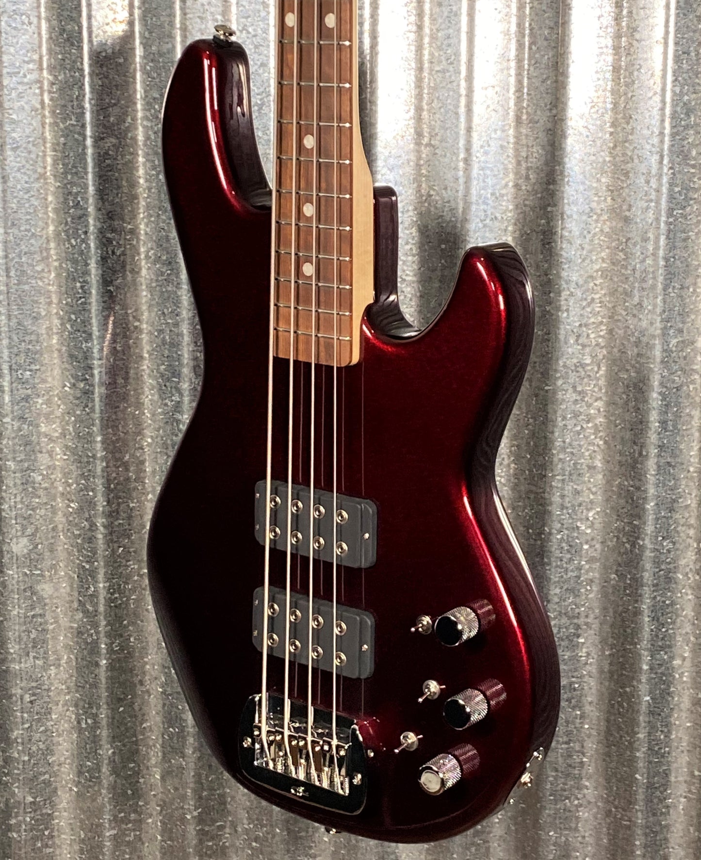 G&L USA 2023 Fullerton Deluxe L-2000 4 String Bass Ruby Red Metallic & Bag #9004 Used