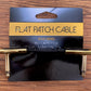 Warwick Rockboard Flat Patch Guitar Bass Pedalboard Cable 5 cm 1.97" Gold 3 Pack