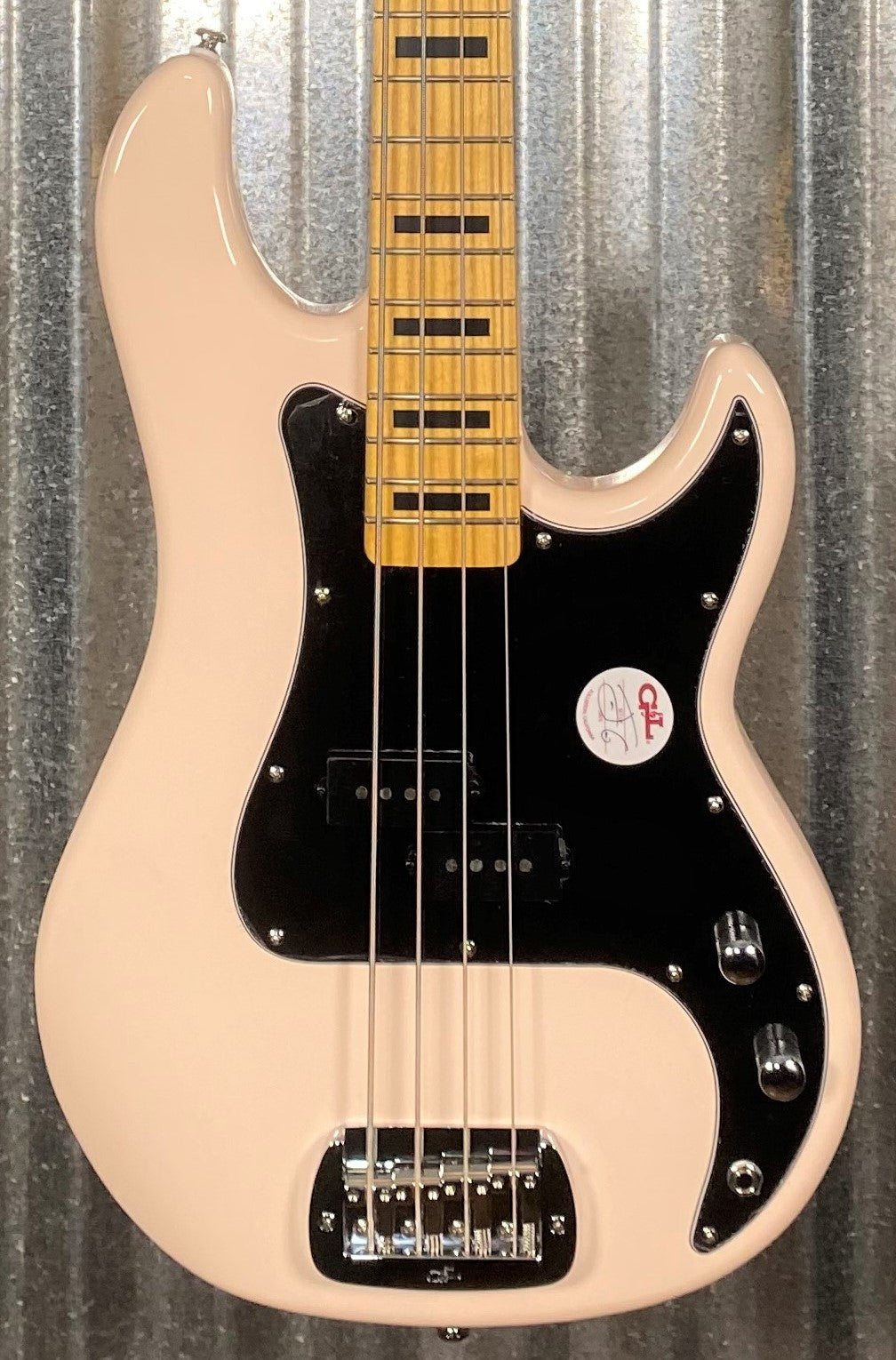 G&L Tribute LB-100 Olympic White 4 String Bass Blem #0481