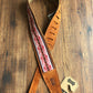 Levy's MSJ26-HNY 2.5" Ajustable Suede Leather Guitar & Bass Strap Honey