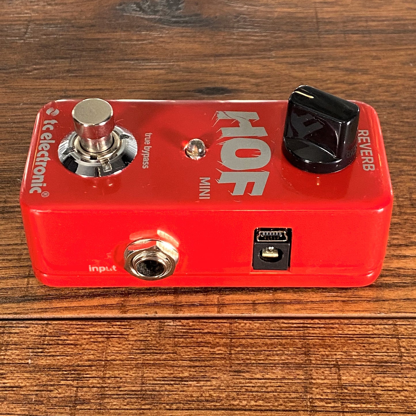 TC Electronic HOF Hall of Fame Mini Reverb Tone Print Guitar Effect Pedal Used