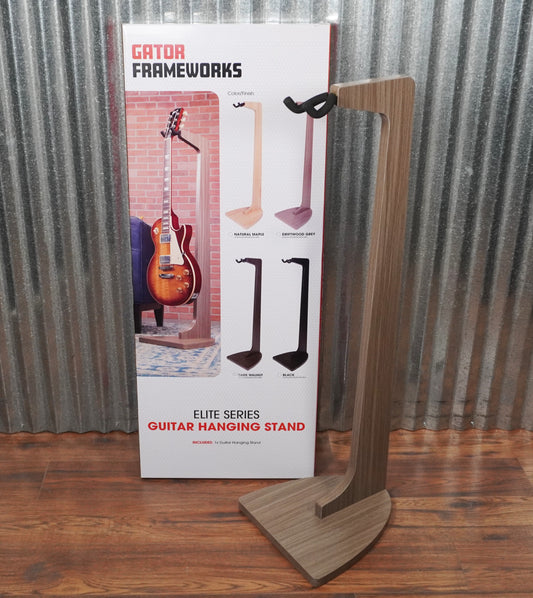 Gator Frameworks GFW-ELITEGTRHNGSTD-GRY Hanging Guitar Bass Floor Stand Grey