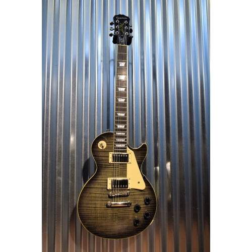Epiphone Les Paul Ultra III Midnight Ebony Flame Top Guitar Used