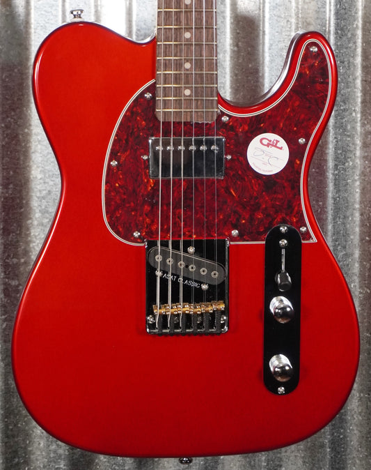 G&L Tribute ASAT Classic Bluesboy Poplar Candy Apple Red Guitar Blem #6890