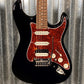 G&L USA 2023 Fullerton Deluxe Legacy HSS Jet Black Guitar & Bag #0063 Used