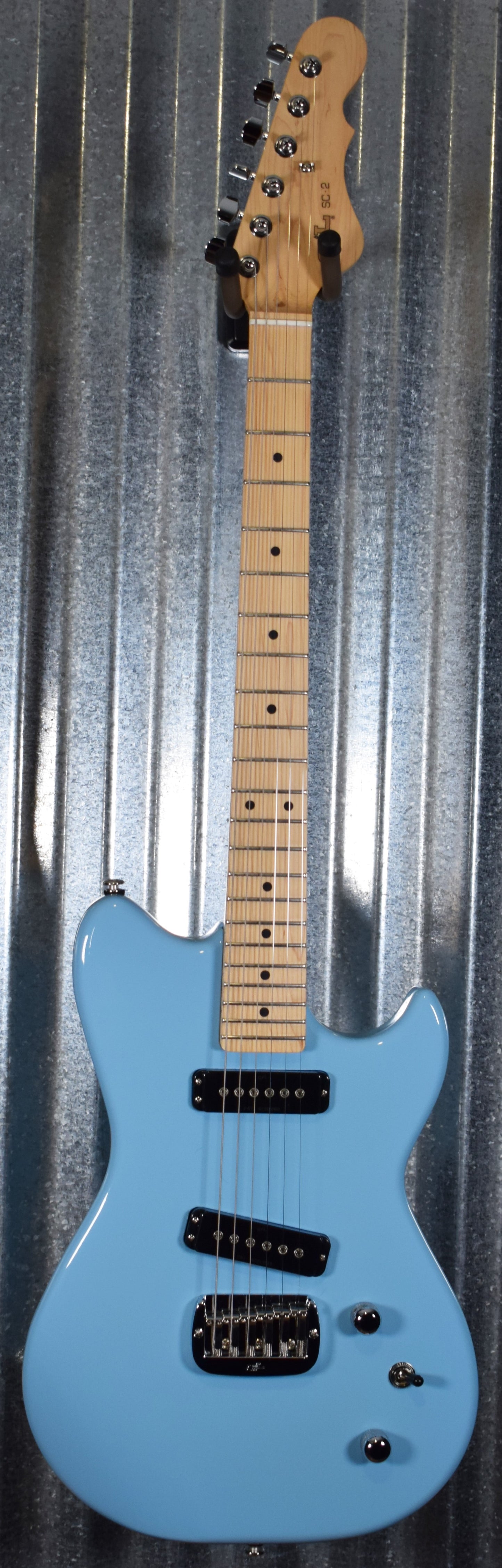 G&L USA SC-2 Himalayan Blue Guitar & Bag SC2 #5281