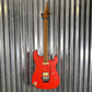Jet JS850 Relic FR Strat Style Tremolo Guitar Distressed Red #0002