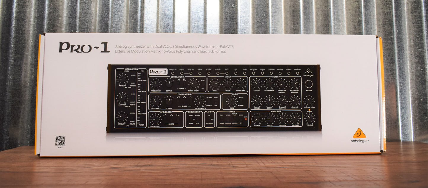 Behringer Pro-1 Analog Synthesizer Demo