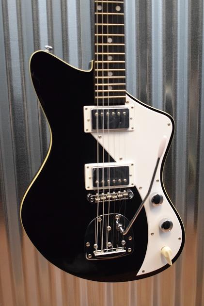 Eastwood Guitars Jeff Senn Model One Guitar Black & Gig Bag #1349