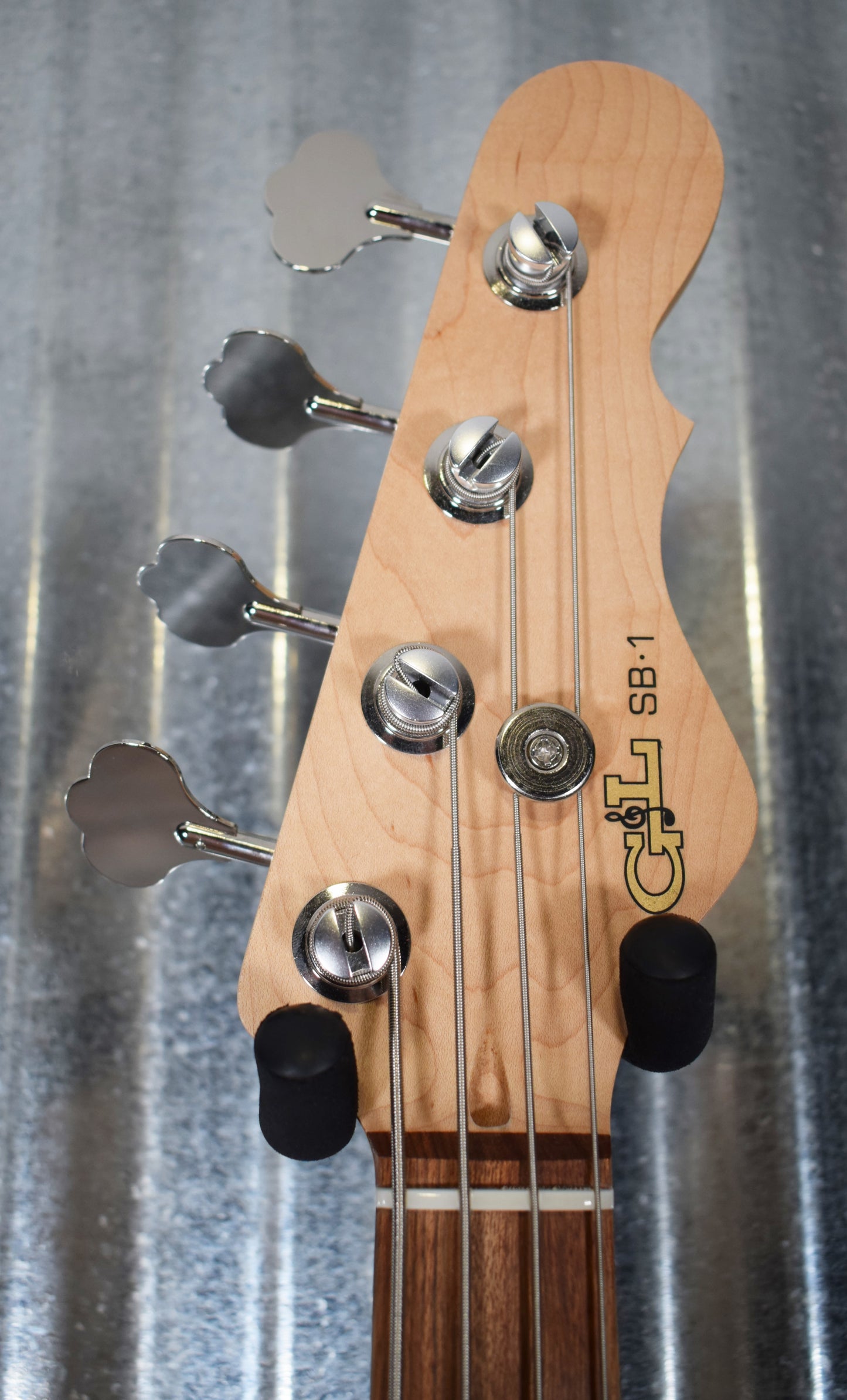 G&L USA SB-1 Clear Red Bass & Case SB1 2019 #1055