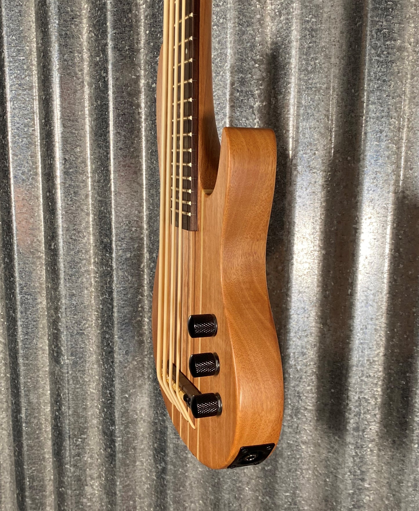 Smiger EUB-01M-NL Neck Through Electric Ukulele Bass Natural #0002