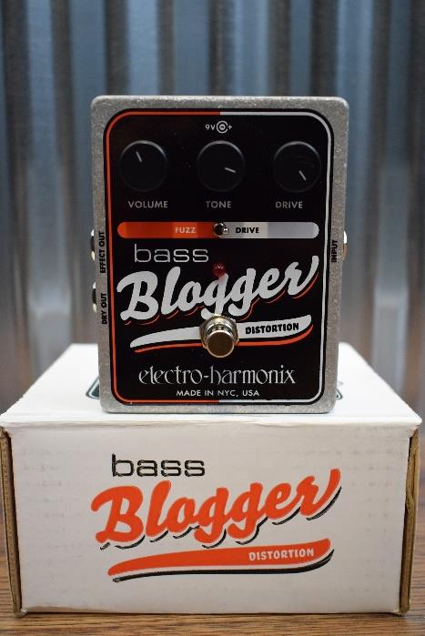 Electro-Harmonix EHX Bass Blogger Overdrive Fuzz Guitar Effect Pedal