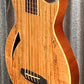 ESP LTD TL-5 Spalted Maple Thinline 5 String Acoustic Electric Bass LTL5SMNAT #0942
