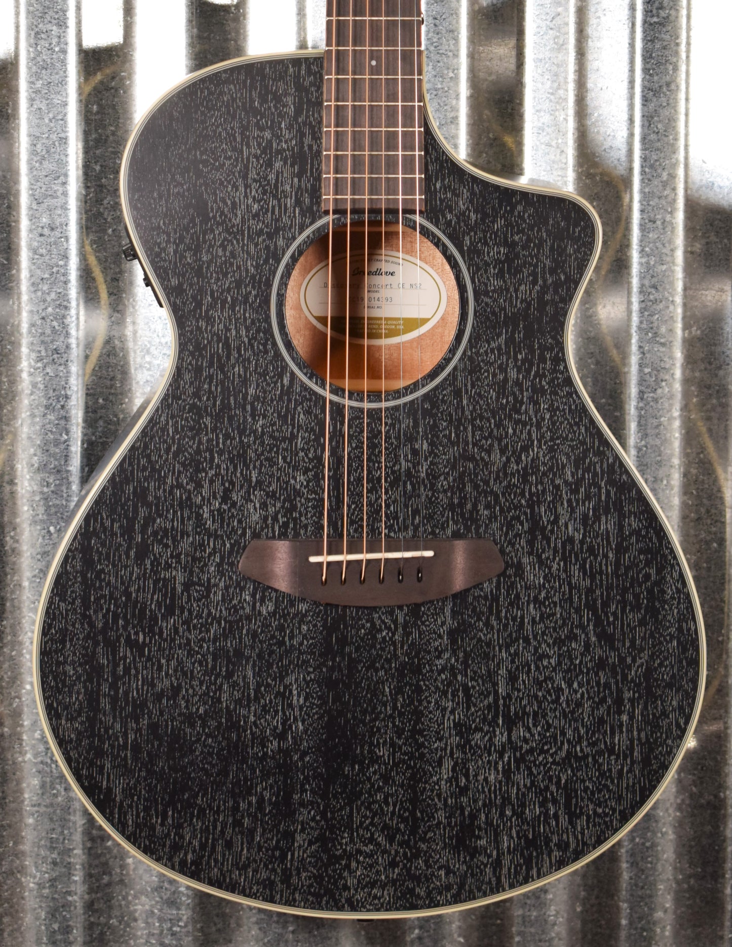 Breedlove Discovery Concert Satin Night Sky CE Mahogany Acoustic Electric Guitar #4393 Blemished