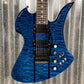 BC Rich Mockingbird ST Korea Trans Blue Quilt Flame Maple Guitar #0041 Used