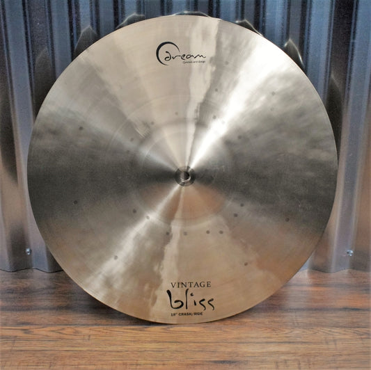 Dream Cymbals VBCRRI18 Vintage Bliss Hand Forged & Hammered 18" Crash Ride Demo