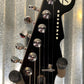 Reverend Guitars Reeves Gabrels Signature Satin Trans Black Flame Maple Guitar #9983