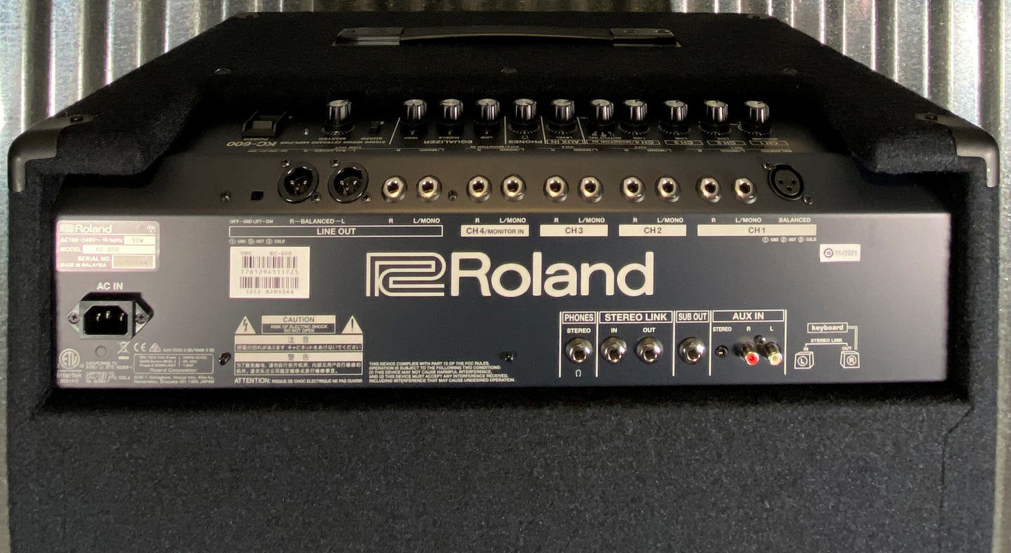 Roland KC-600 200 Watt 4 Channel 15" Keyboard PA Combo Amplifier