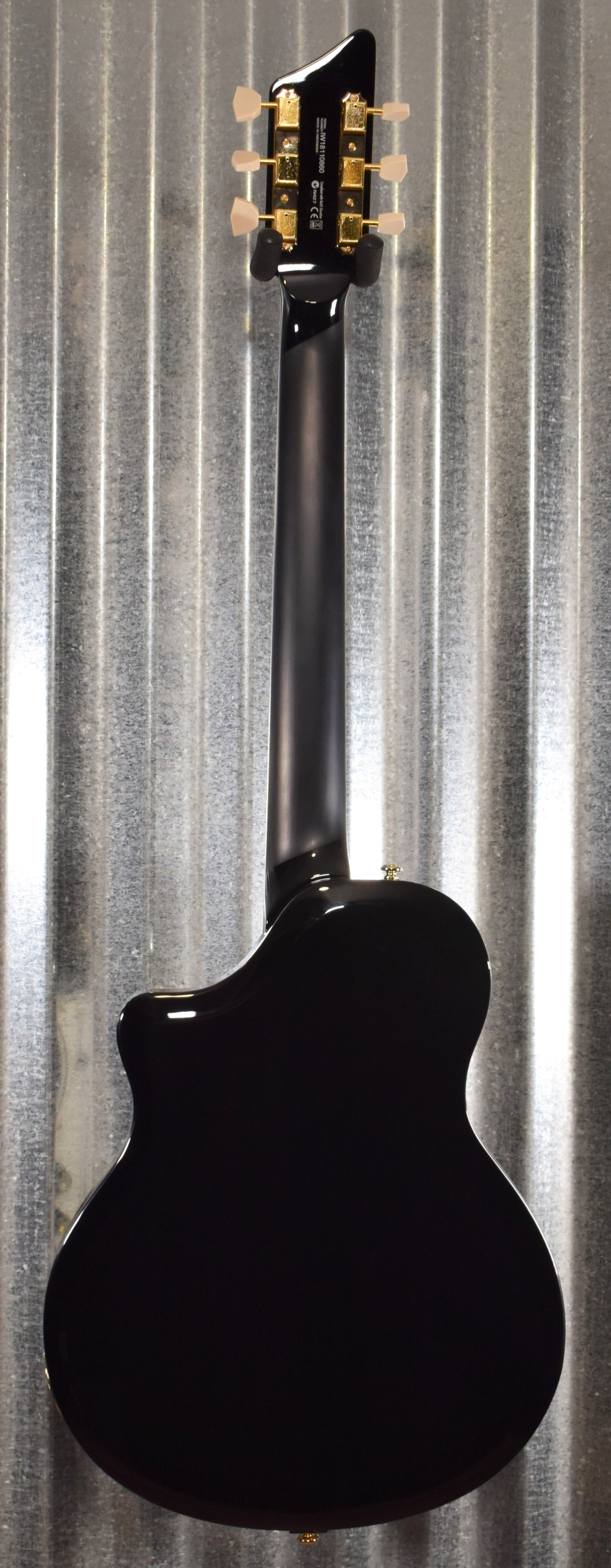 Supro 1275JB Tri Tone Jet Black Guitar & Bag Demo #0860