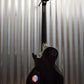 ESP LTD EC-1000 Piezo Bridge  Quilt Top See Through Black Guitar & Case #221