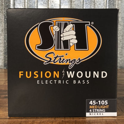 SIT Strings NRB45105L Fusion Wound 4 String Bass Nickel Medium Light 45-105 Set