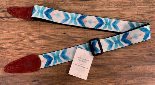 Levy's MPSDS2-007 2" Sublimation Printed Guitar Strap Blue