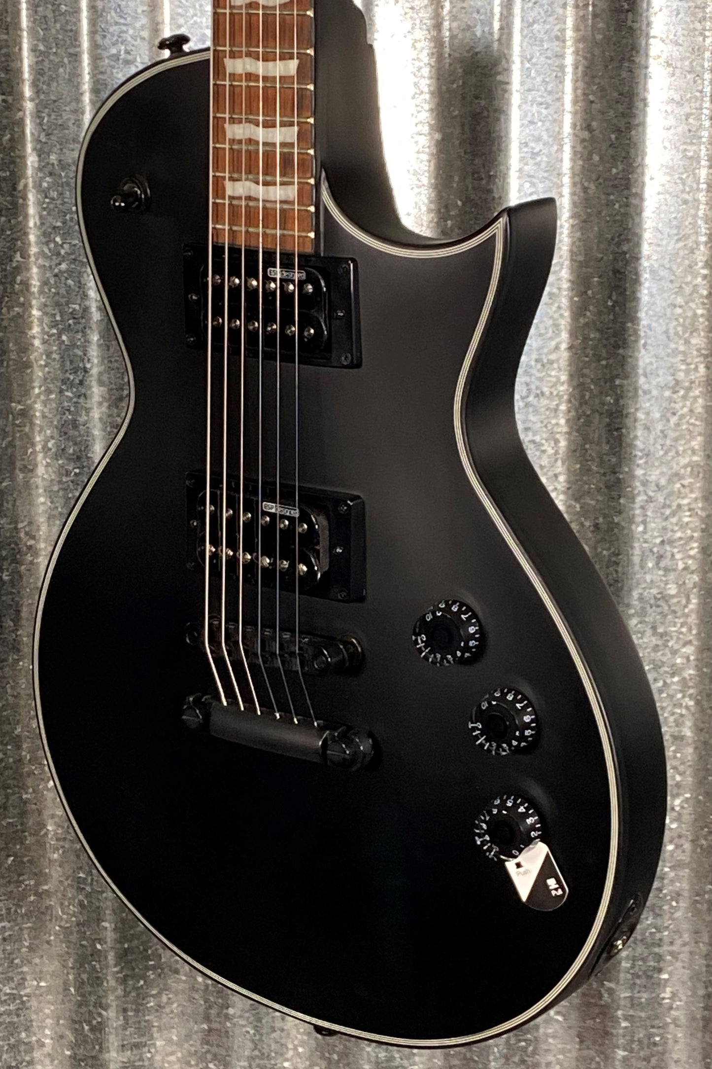 ESP LTD EC-256 Eclipse Black Satin Guitar & Bag LEC256BLKS #3541 Used
