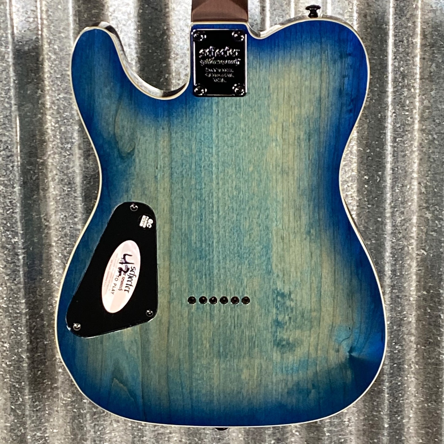 Schecter PT Pro HH Trans Blue Burst Guitar #0187