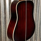 D'Angelico Premier Lexington Dreadnought E Trans Black Cherry Acoustic Electric Guitar #4657